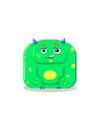 Vector image. Baby monster character on white background.